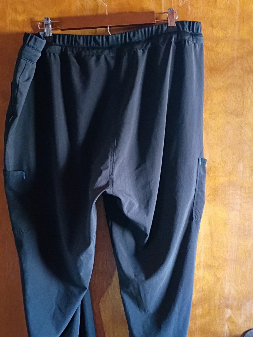Scrubstar Black Cargo Drawstring Work Pants CNA Nurse Veterinary Comfortable - Picture 7 of 10